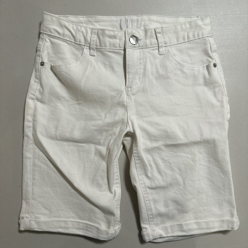 Justice White Shorts